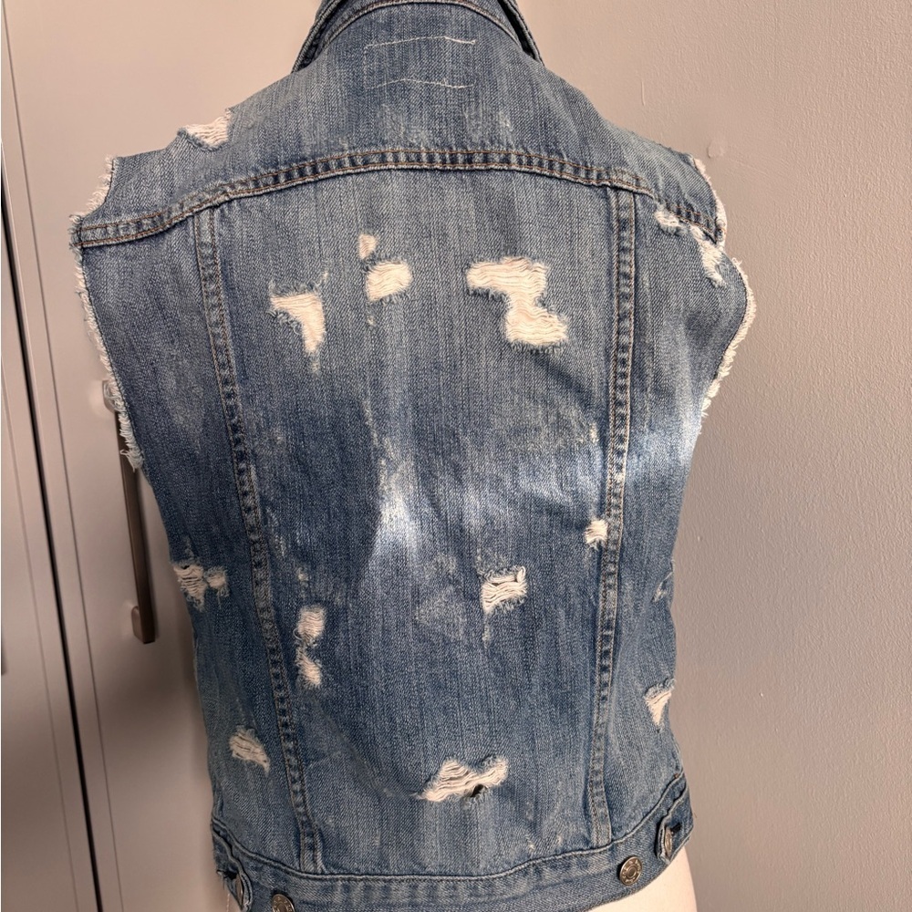 rag & bone Light Blue Denim Jacket - Picture 7 of 9